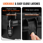 Rifle Case, Rifle Hard Case With 3 Layers Fully-protective Foams, 42 Inch Lockable Hard Gun Case With Wheels, IP67 Waterproof & Crushproof, For Two Rifles Or Shotguns, Airsoft Gun