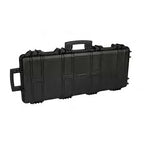 Black protective case on a white background